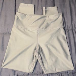 Zyia Grey Metallic Light N Tight leggings